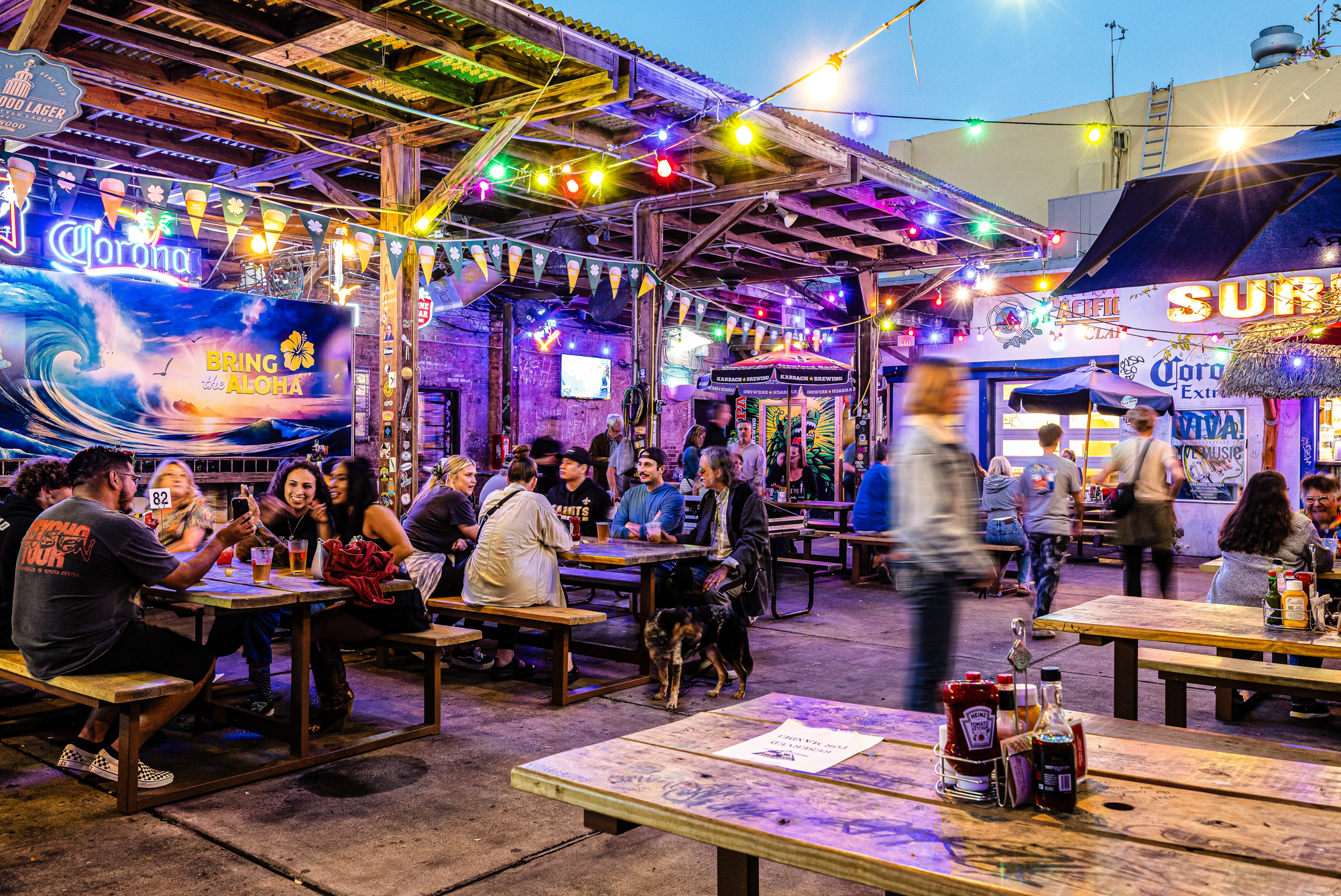 Executive Surf Club Corpus Christi — outdoor stage with crowd